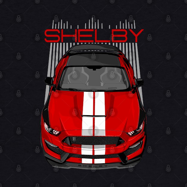 Shelby GT350 - Red & White by V8social